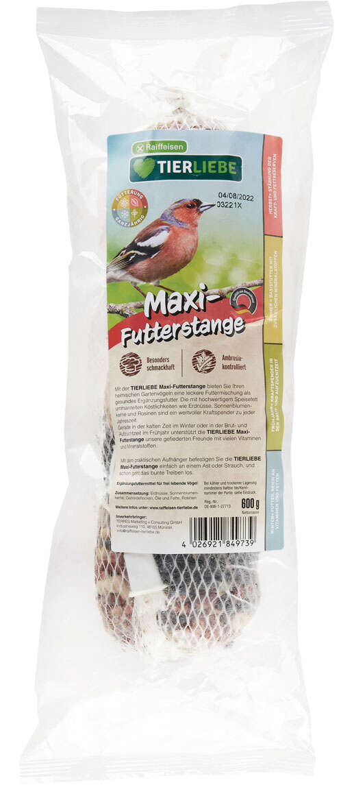 TIERLIEBE Maxi Futterstange